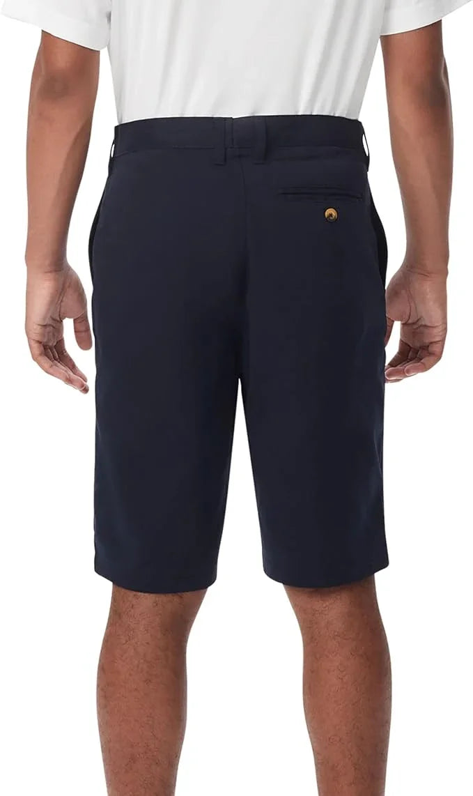 French Toast® - French Toast Men’s Flat Front Performance Stretch Shorts SH9252Y