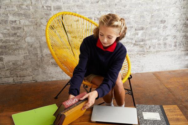 French Toast® - French Toast School Uniform Crewneck Fleece Unisex Sweatshirt - SA9531