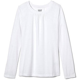 French Toast® - French Toast School Uniform Girls Crewneck Long Sleeve Tee-Shirt - LA9504