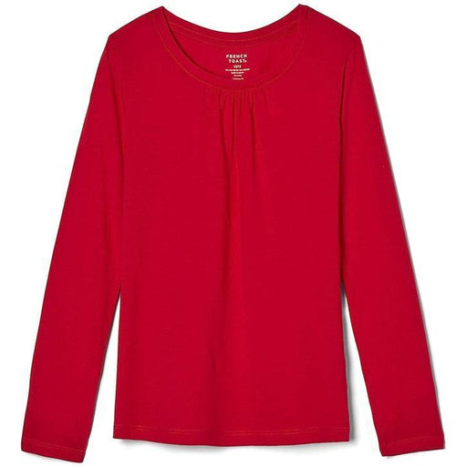 French Toast® - French Toast School Uniform Girls Crewneck Long Sleeve Tee-Shirt - LA9504