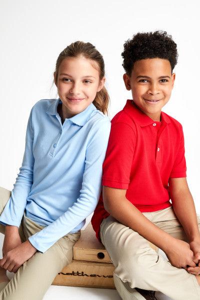 French Toast® - French Toast Unisex School Uniform Short Sleeve Pique Polo - SA9084