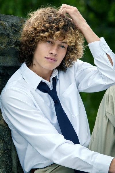 French Toast® - French Toast Young Men's School Uniform Long Sleeve Oxford Shirt - SE9002Y