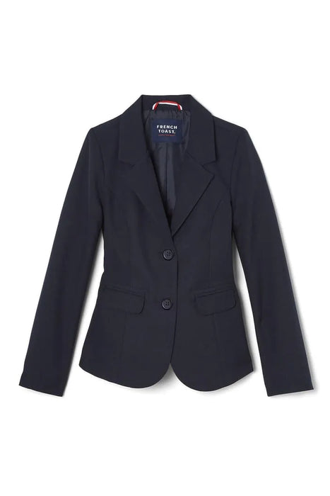 French Toast® Women's Classic Blazer Size 4-8 Navy style SP9158W