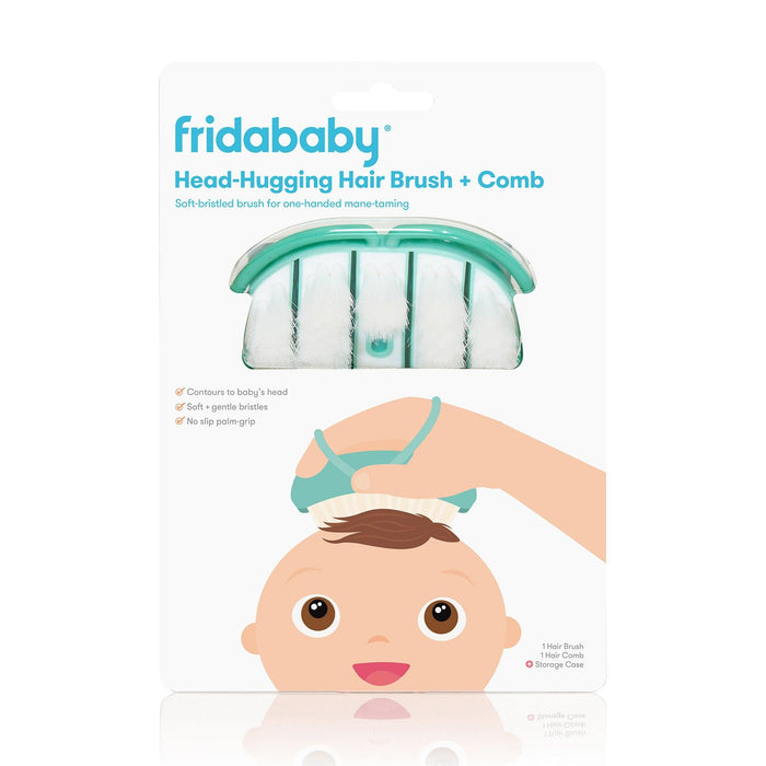 Frida Baby® - Frida Baby Head Hugging Hairbrush + Styling Comb Set