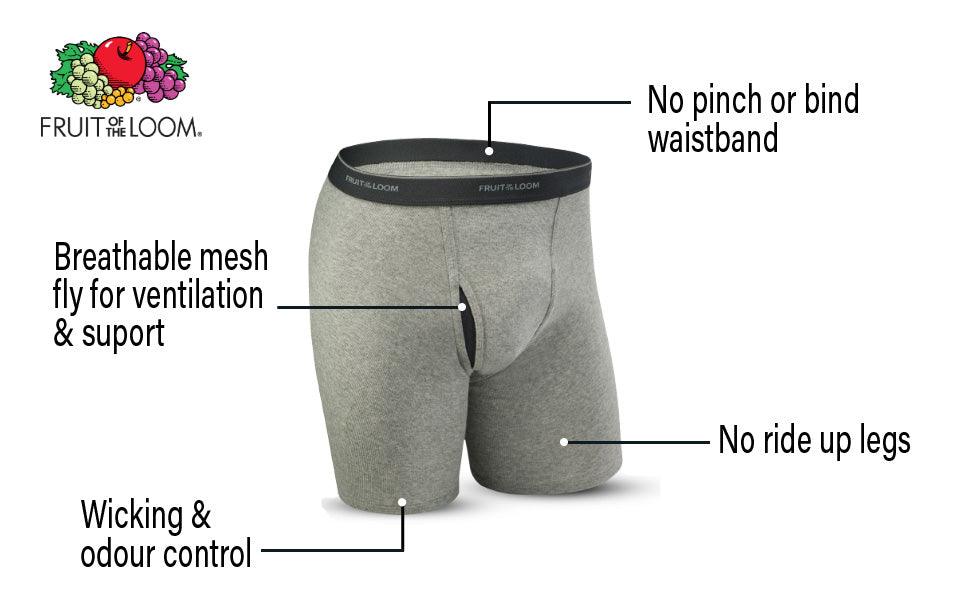 Fruit of the Loom - Fruit of the Loom Boys CoolZone Solid Boxer Briefs - 5 Pack