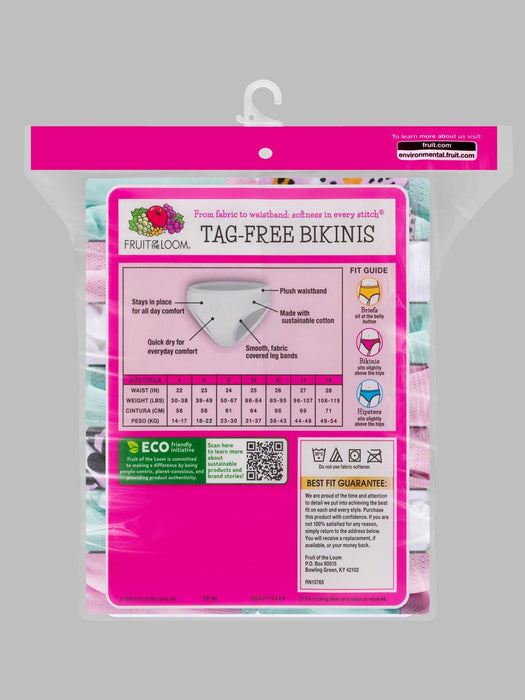 Fruit of the Loom® - Fruit of the Loom Big Girls Bikini Briefs - 9 Pack