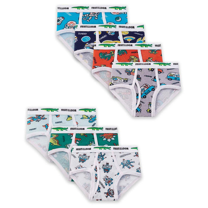 Fruit of the Loom® - Fruit of the Loom Toddler Boys Fashion Briefs - 7 Pack