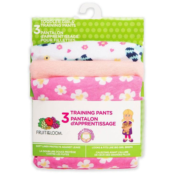 Fruit of the Loom® - Fruit of the Loom Toddler Girls Training Panties - 3 pack