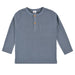Gerber - Gerber 2-Pack Baby Boys Gray & Blue Waffle Knit Henleys (12-24m)
