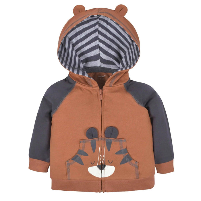 Gerber - Gerber 2-Piece Baby & Toddler Tiger Hoodie and Joggers Set (12m-5yrs)