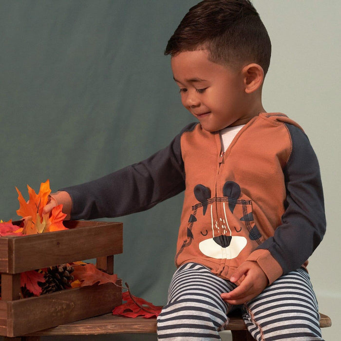 Gerber - Gerber 2-Piece Baby & Toddler Tiger Hoodie and Joggers Set (12m-5yrs)