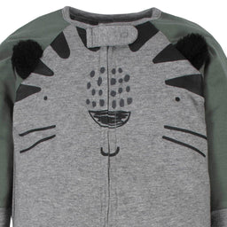 Gerber - Gerber 4-Pack Baby Boys Tiger Sleep n Plays with Mitten Cuffs