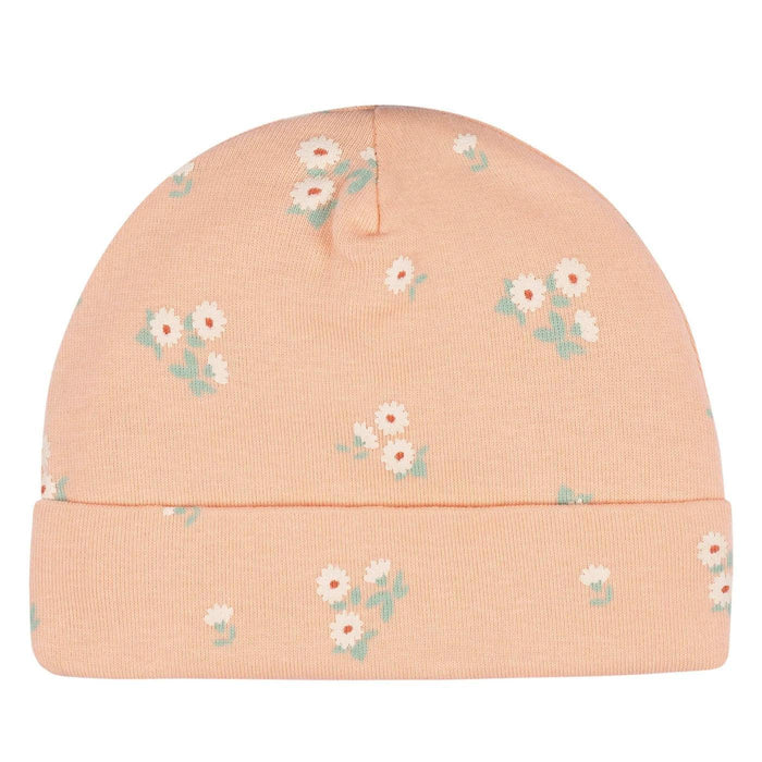 Gerber - Gerber 4-Piece Baby Cap & Mitten Set - 0-6m