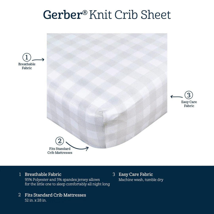 Gerber - Gerber Baby Crib Fitted Sheet