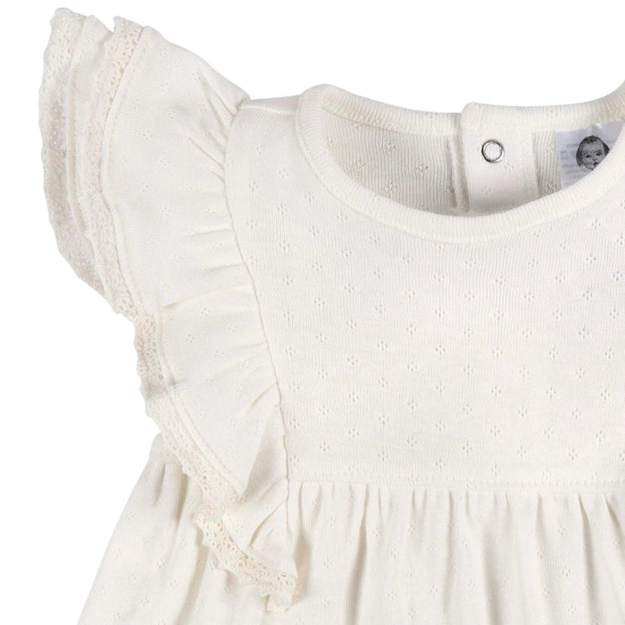 Gerber - Gerber Baby Girls 2pc Top + Diaper Cover Set