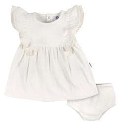 Gerber - Gerber Baby Girls 2pc Top + Diaper Cover Set