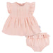 Gerber - Gerber Baby Girls 2pc Top + Diaper Cover Set - Blush