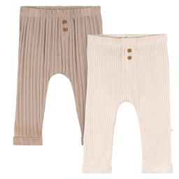 Gerber - Gerber Baby Ribbed Comfy Pants - 2-pack