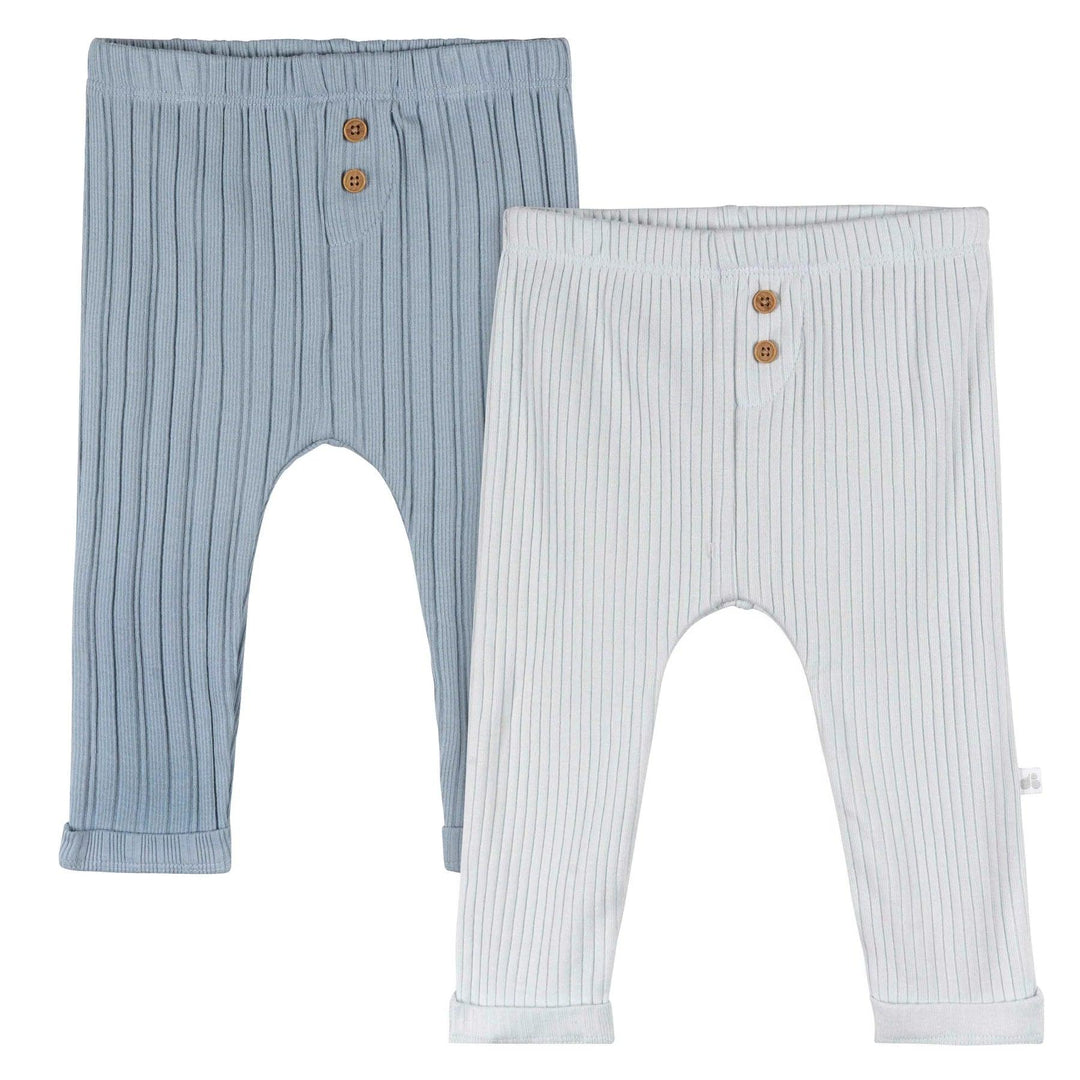 Gerber - Gerber Baby Ribbed Comfy Pants - 2-pack