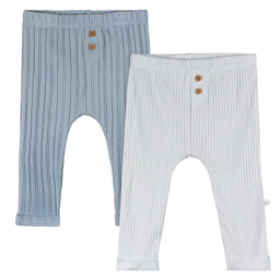 Gerber - Gerber Baby Ribbed Comfy Pants - 2-pack