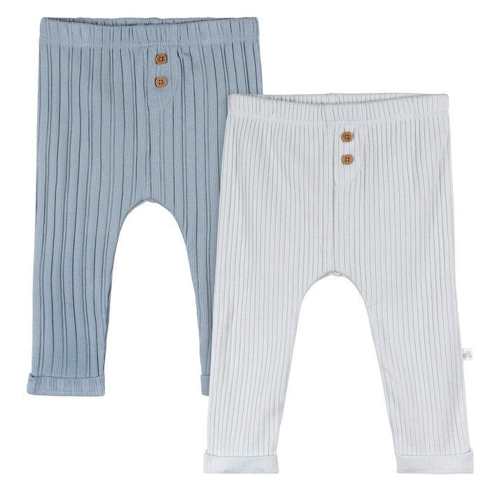 Gerber - Gerber Baby Ribbed Comfy Pants - 2-pack