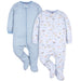 Gerber - Gerber Baby Sleep 'N Play 1 Piece Pyjamas - 2 Pack