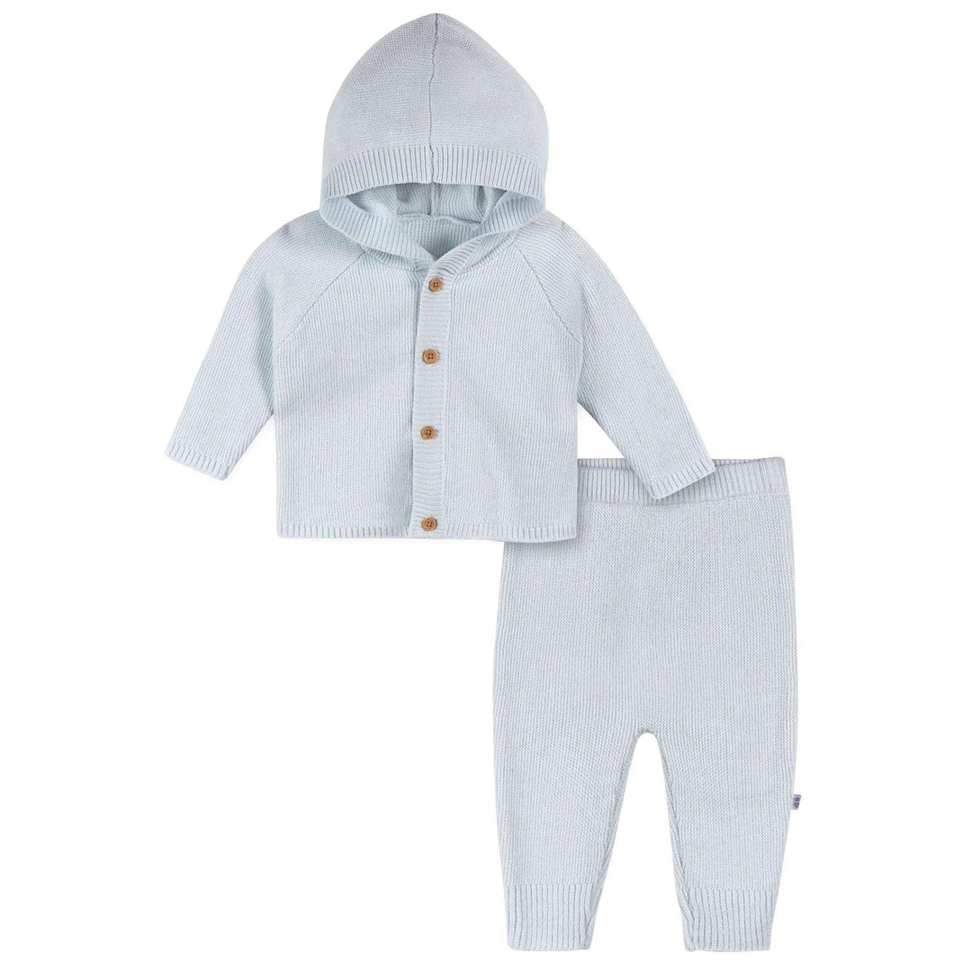 Gerber - Gerber Infant & Baby 2pc Knitted Top and Pant Set
