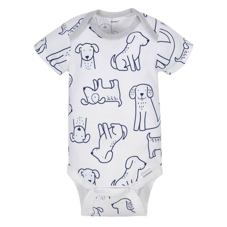 Gerber - Gerber Onesies Brand Short Sleeve Bodysuit - Dogs