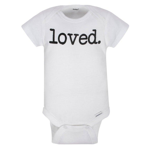 Gerber - Gerber Onesies Brand Short Sleeve Bodysuit - Loved