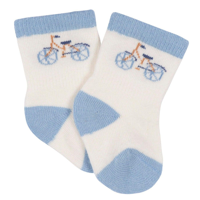 Gerber - Gerber® Gerber 6-Pack Baby Boy Puppy Playground Jersey Crew Socks