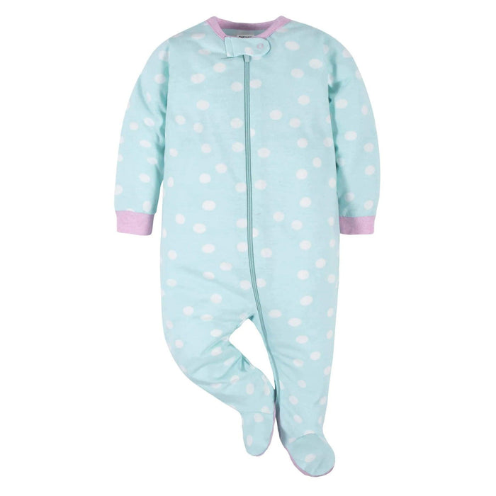 Gerber - Gerber Sleep 'N Play Baby Girl's Sleepers - 4pk