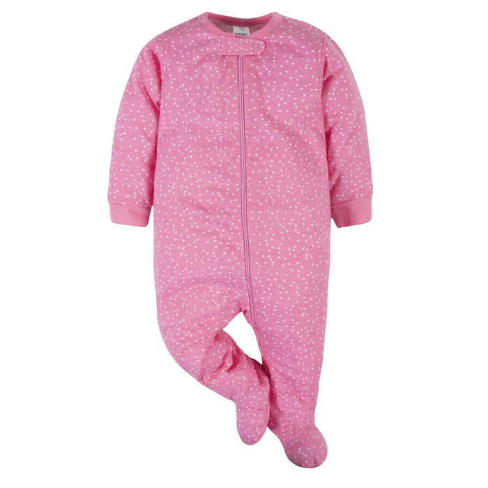 Gerber - Gerber Sleep 'N Play Baby Girl's Sleepers - 4pk