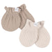 Gerber - Just Born by Gerber Baby Neutral 4-Piece Hat and Mittens - TAN