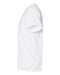 Gildan Heavy Cotton T-shirt in white shown from the side against a plain background.