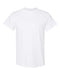 Gildan Heavy Cotton T-shirt 500 in white shown front-facing against a plain background.