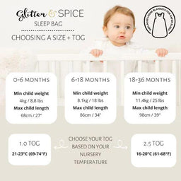 Glitter and Spice - Glitter and Spice Baby Sleepsack - Adventure Awaits 2.5 Tog