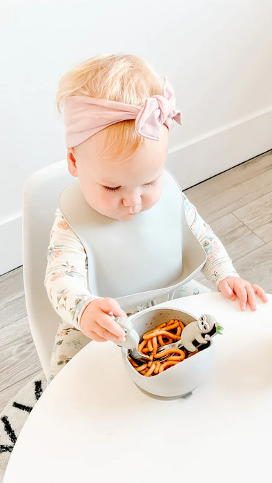 Glitter and Spice - Glitter & Spice Fork & Spoon Set | Soft Silicone Utensils for Babies & Toddlers