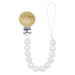 Glitter and Spice - Glitter and Spice Pacifier Clip - Lacey Pearls