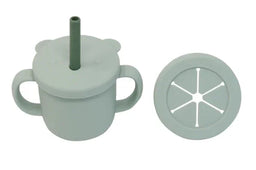 Glitter and Spice - Grow with Me Silicone Snack Set | Versatile, Durable, Baby-Friendly