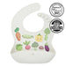 Glitter and Spice - Silicone Food Bib | Soft, Adjustable & Easy to Clean