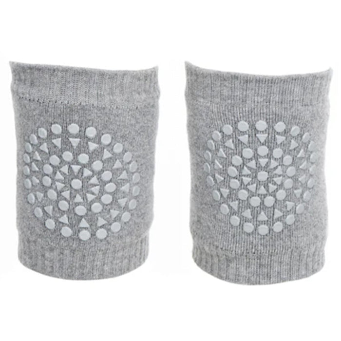 GoBabyGo Organic Cotton Baby Crawling Knee Protective Pads - 2 Pack - One Size