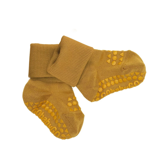 GoBabyGo Baby & Toddler Non-Slip Crew Socks - BAMBOO