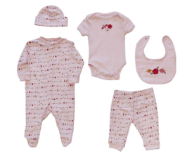 Goldtex - 5-Piece Baby Layette Set