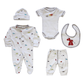 Goldtex - 5-Piece Baby Layette Set