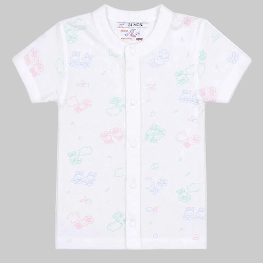 Goldtex® Baby Short Sleeve Vest Soft Cotton Everyday Essential 3M–24M
