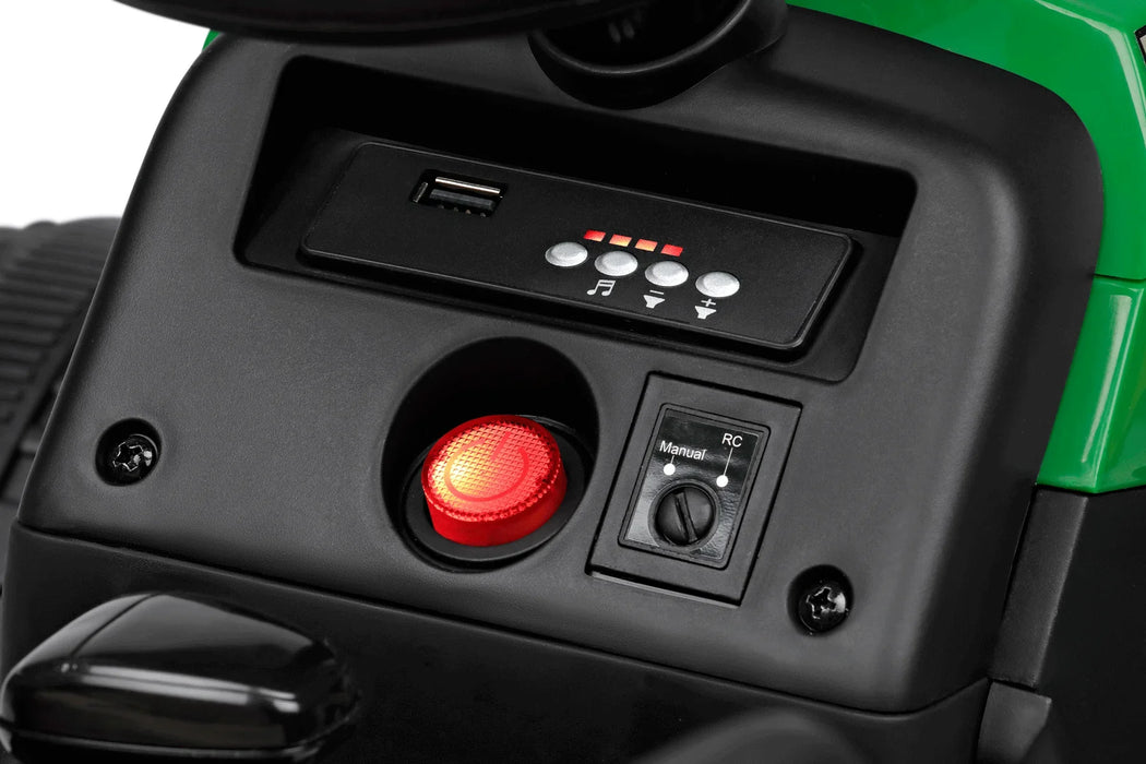 Goldtex - John Deere 12V Farm Power Ride-On Tractor with Remote | Peg Perego