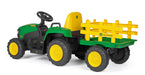 Goldtex - John Deere 12V Farm Power Ride-On Tractor with Remote | Peg Perego