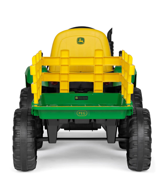 Goldtex - John Deere 12V Farm Power Ride-On Tractor with Remote | Peg Perego