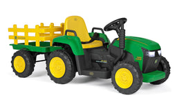 Goldtex - John Deere 12V Farm Power Ride-On Tractor with Remote | Peg Perego