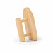 Solid maple wood iron pretend play toy